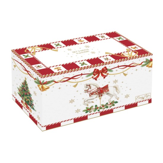Set 2 cani portelan, 300ml, "Christmas Tale" - Easy Life