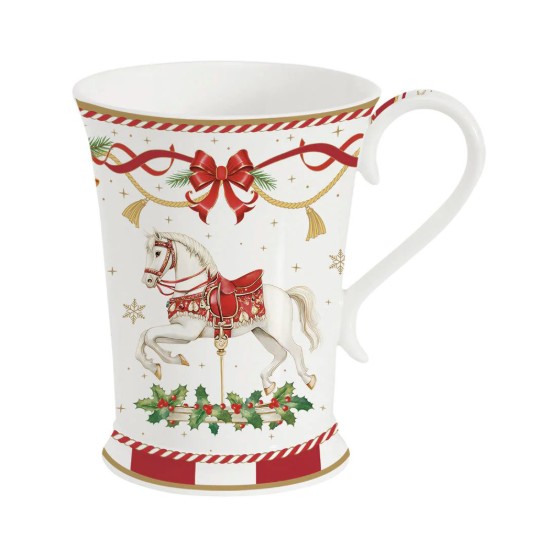 Set 2 cani portelan, 300ml, "Christmas Tale" - Easy Life