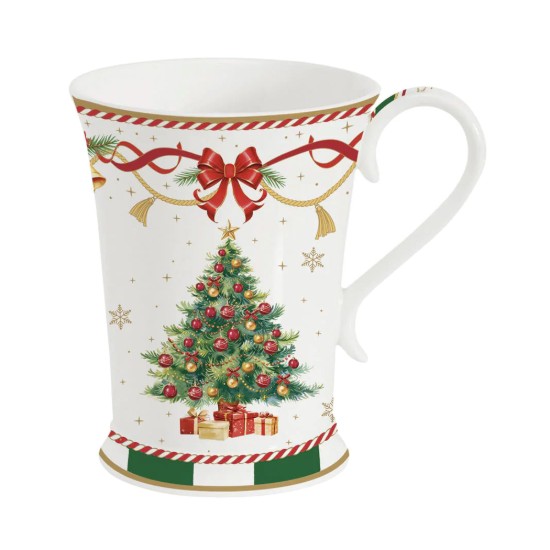 Set 2 cani portelan, 300ml, "Christmas Tale" - Easy Life