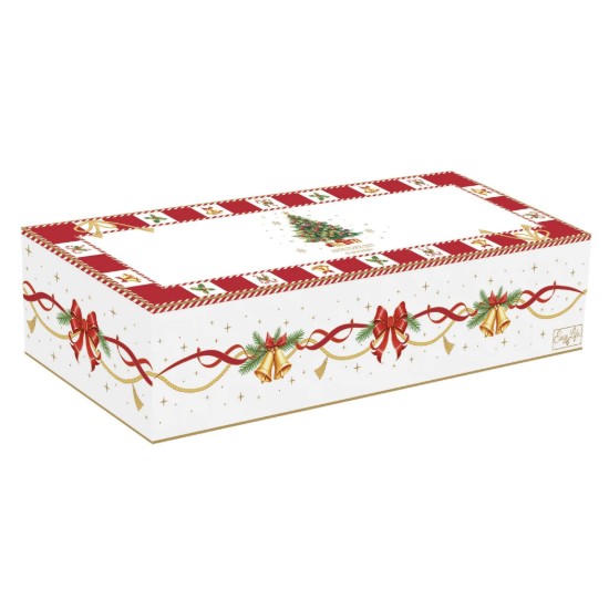 Set 3 boluri aperitive, cu tava din bambus, "Christmas Tale" - Easy Life