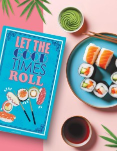 Set cadou servire sushi, 4 piese - Easy Life