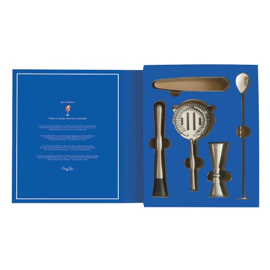 Set cadou preparare cocktail, 5 piese - Easy Life