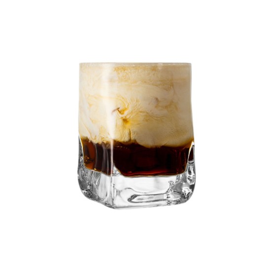 Set 6 pahare whisky, sticla, 330ml, "Frosty" - Borgonovo
