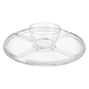 Set servire tort 4 in 1, sticla, "Palladio" - Borgonovo