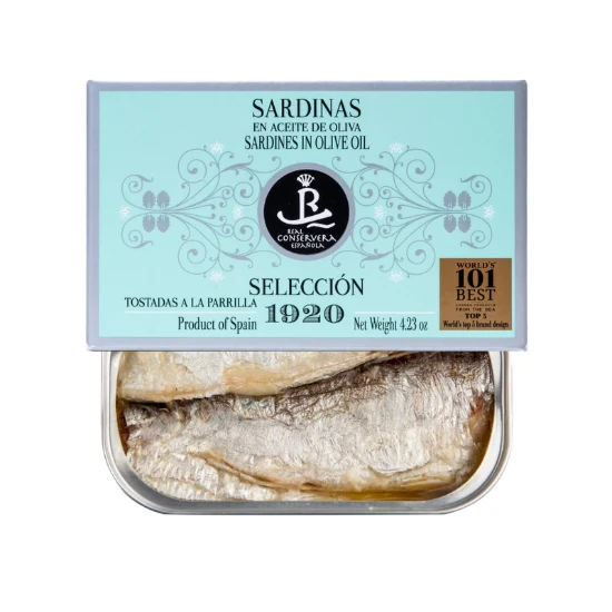 Sardine în ulei de măsline, 120 g - Selección 1920, Spania