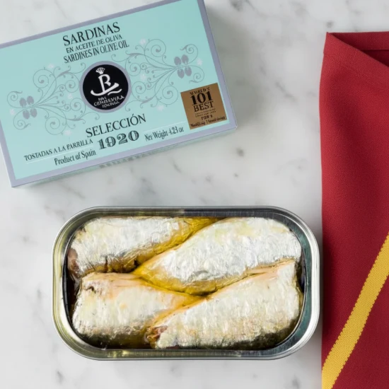 Sardine în ulei de măsline, 120 g - Selección 1920, Spania