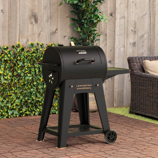 Gratar si afumatoare pe carbuni Pit Boss Onyx Lexington Charcoal 11196