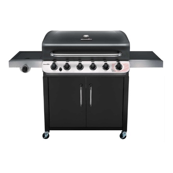 Gratar pe gaz Char-Broil Convective 640B XL, 6 arzatoare din inox, gratare din fonta 140847