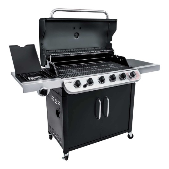 Gratar pe gaz Char-Broil Convective 640B XL, 6 arzatoare din inox, gratare din fonta 140847
