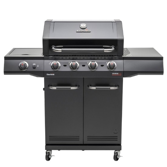 Gratar pe gaz Char-Broil Advantage Core B4 cu 4 arzatoare si arzator lateral, grile din fonta, TRU-Infrared 140971