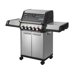 Gratar pe gaz, 3 arzatoare inox, arzator infrarosu, grile fonta, Enders Monroe Pro 3 SIKR Turbo, 836133