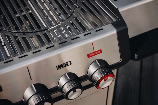 Gratar pe gaz, 3 arzatoare inox, arzator infrarosu, grile fonta, Enders Monroe Pro 3 SIKR Turbo, 836133