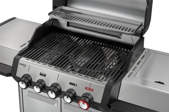Gratar pe gaz, 3 arzatoare inox, arzator infrarosu, grile fonta, Enders Monroe Pro 3 SIKR Turbo, 836133