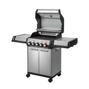 Gratar pe gaz, 3 arzatoare inox, arzator infrarosu, grile fonta, Enders Monroe Pro 3 SIKR Turbo, 836133