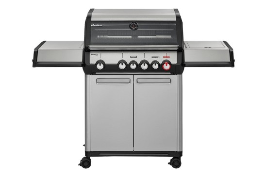 Gratar pe gaz, 4 arzatoare inox, arzator infrarosu, grile fonta, Enders Monroe Pro 4 SIKR Turbo, 836233