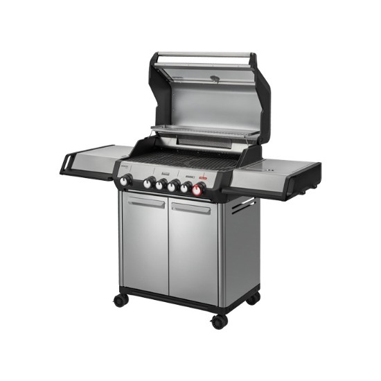 Gratar pe gaz, 4 arzatoare inox, arzator infrarosu, grile fonta, Enders Monroe Pro 4 SIKR Turbo, 836233