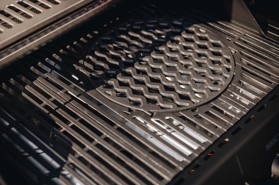 Gratar pe gaz, 3 arzatoare inox, arzator infrarosu, grile fonta, Enders Monroe Pro 3 SIKR Turbo Shadow, 836433