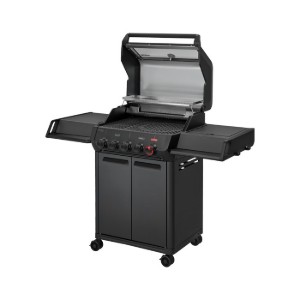 Gratar pe gaz, 3 arzatoare inox, arzator infrarosu, grile fonta, Enders Monroe Pro 3 SIKR Turbo Shadow, 836433