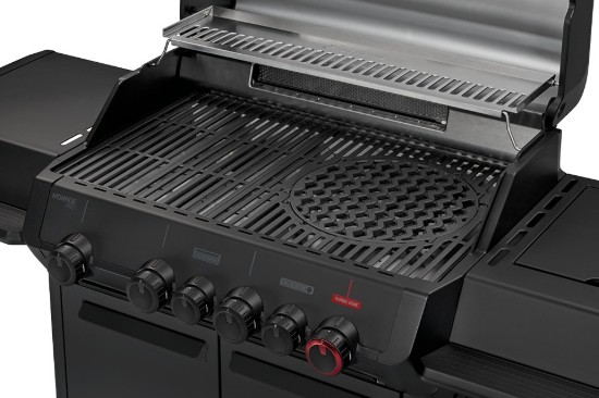 Gratar pe gaz, 4 arzatoare inox, arzator infrarosu, grile fonta, Enders Monroe Pro 4 SIKR Turbo Shadow, 836633