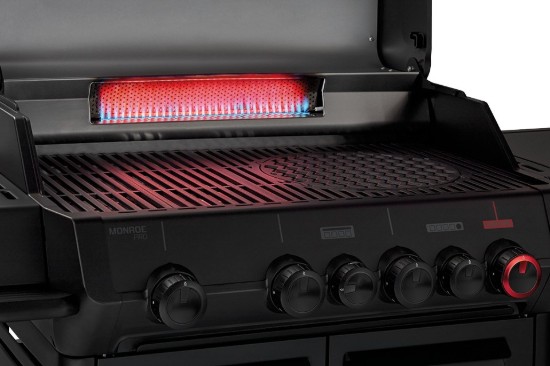 Gratar pe gaz, 4 arzatoare inox, arzator infrarosu, grile fonta, Enders Monroe Pro 4 SIKR Turbo Shadow, 836633