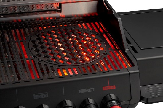 Gratar pe gaz, 4 arzatoare inox, arzator infrarosu, grile fonta, Enders Monroe Pro 4 SIKR Turbo Shadow, 836633