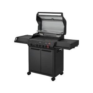 Gratar pe gaz, 4 arzatoare inox, arzator infrarosu, grile fonta, Enders Monroe Pro 4 SIKR Turbo Shadow, 836633