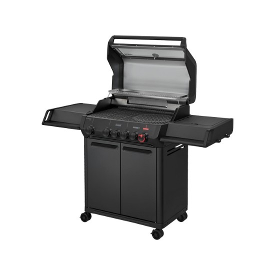 Gratar pe gaz, 4 arzatoare inox, arzator infrarosu, grile fonta, Enders Monroe Pro 4 SIKR Turbo Shadow, 836633