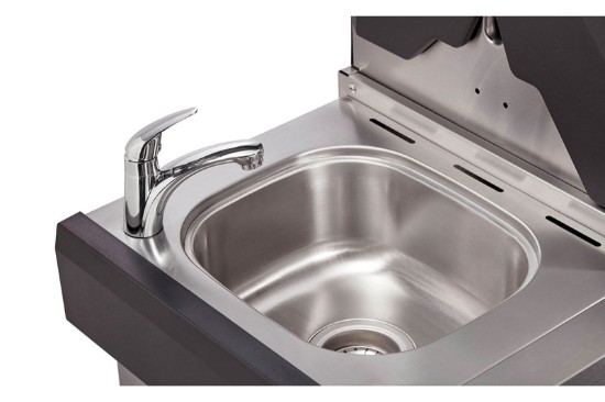 Bucatarie pe gaz, 4 arzatoare inox, arzator infrarosu, grile fonta, Enders Kansas II Pro 4 SIK Profi Turbo 871433