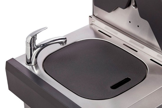 Bucatarie pe gaz, 4 arzatoare inox, arzator infrarosu, grile fonta, Enders Kansas II Pro 4 SIK Profi Turbo 871433