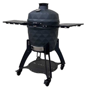 Gratar ceramic pe carbuni Kamado Brenton Black Diamond 56 cm 22 inci BRNT64