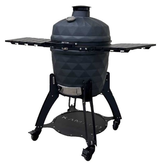 Gratar ceramic pe carbuni Kamado Brenton Black Diamond 56 cm 22 inci BRNT64