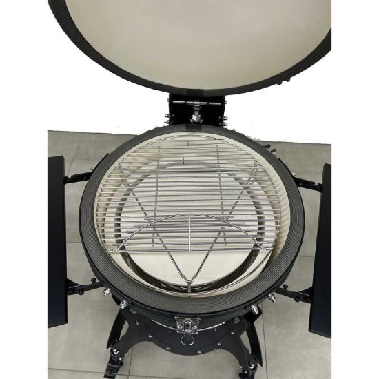 Gratar ceramic pe carbuni Kamado Brenton Black Diamond 56 cm 22 inci BRNT64