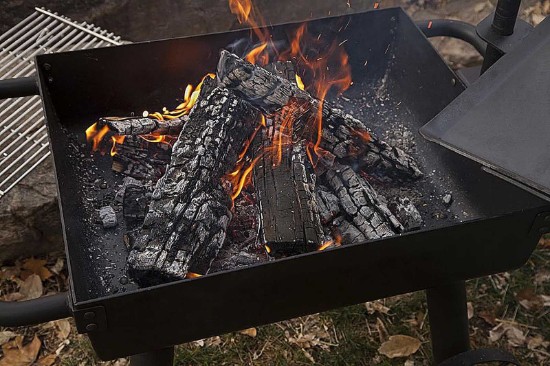 Gratar de campanie pe carbuni Cook Wagon Camp Chef CC-FPGG, grila otel, tava fonta