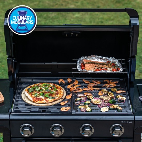 Gratar pe gaz Campingaz seria 4 Premium W, 4 arzatoare, sistem Blue Flame, aprindere electronica - 2185406