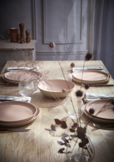 Bol salata, ceramica, 15,5cm/0,4L, "Epicure", Powder Pink - Emile Henry