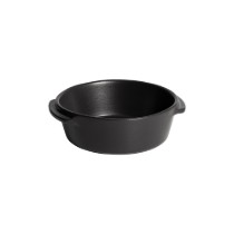 Mini-vas rotund, ceramica, 15cm/0,5L, "Solo", Basalt - Emile Henry