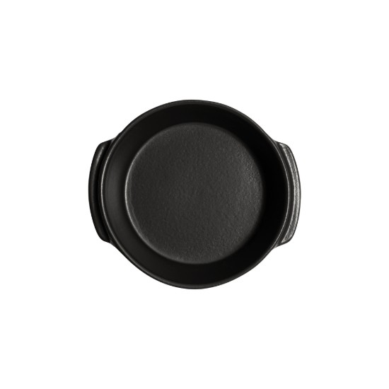 Mini-vas rotund, ceramica, 15cm/0,5L, "Solo", Basalt - Emile Henry