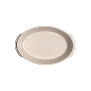 Mini-vas oval, ceramica, 21x13,5cm/0,55L, "Solo", Opal - Emile Henry