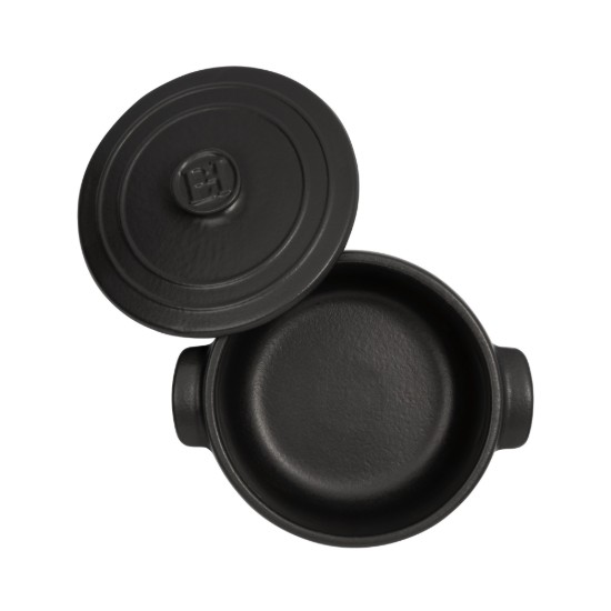 Mini-cocotte, ceramica, 13,5cm/0,6L, "Solo", Basalt - Emile Henry