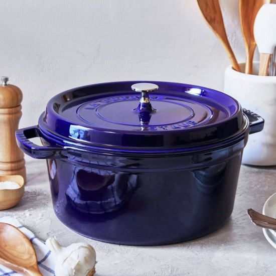 Oala Cocotte fonta, 26cm/5,2L, Dark Blue - Staub