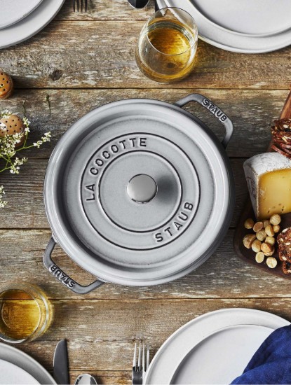 Oala Cocotte fonta, 22cm/2,6L, Graphite Grey - Staub