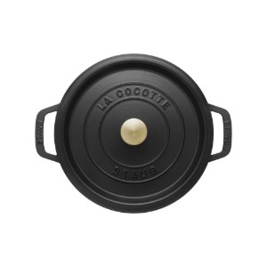 Oala Cocotte fonta, 22cm/2,6L, Black - Staub