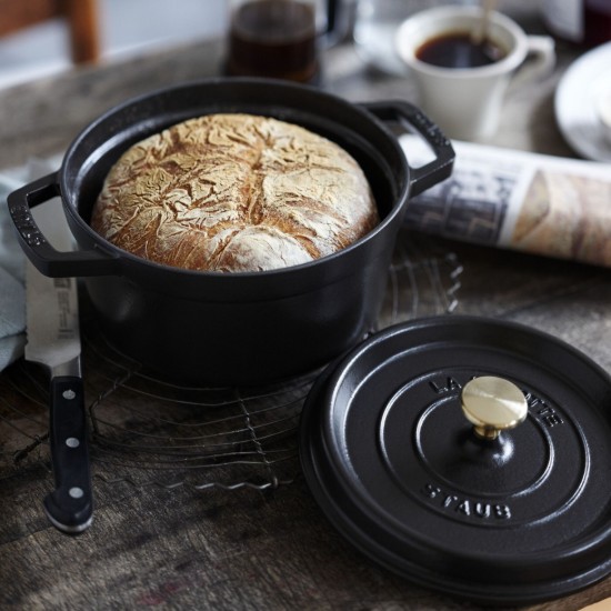 Oala Cocotte fonta, 24cm/3,8L, Black - Staub