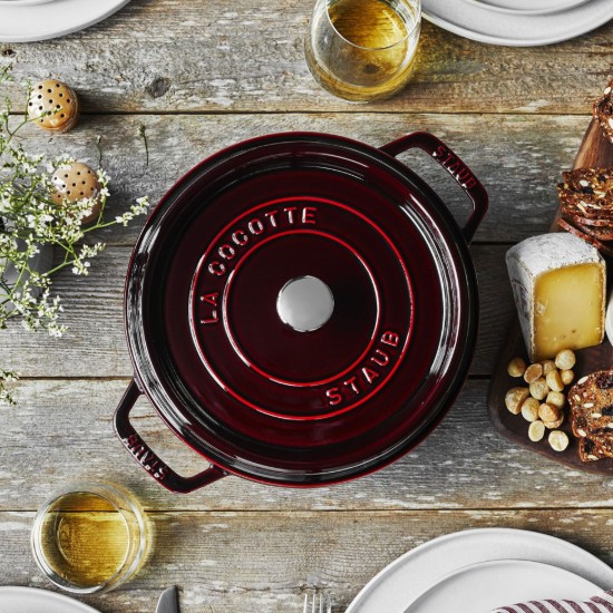 Oala Cocotte fonta, 24cm/3,8L, Grenadine - Staub