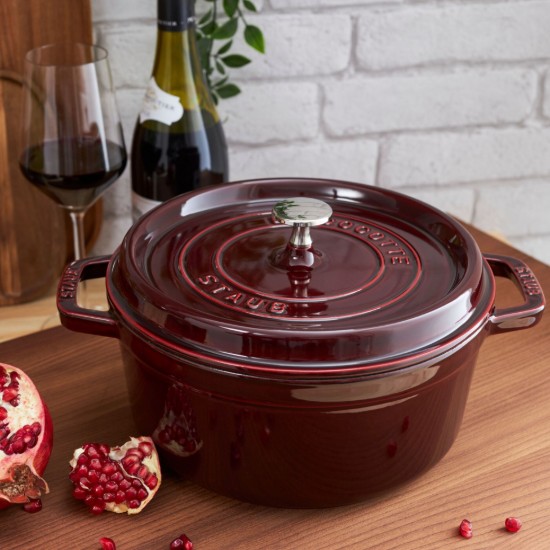 Oala Cocotte fonta, 24cm/3,8L, Grenadine - Staub