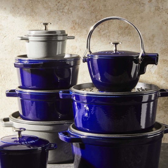 Oala Cocotte fonta, 24cm/3,8L, Dark Blue - Staub