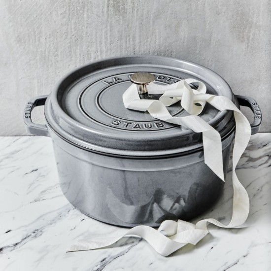 Oala Cocotte fonta, 24cm/3,8L, Graphite Grey - Staub