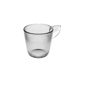 Ceasca espresso, sticla, 80ml, "Some Lines" - Borgonovo