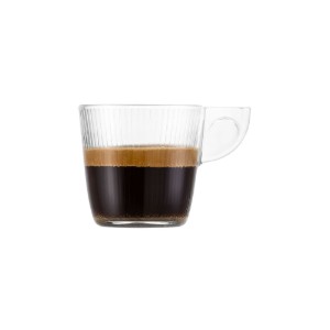 Ceasca espresso, sticla, 80ml, "Some Lines" - Borgonovo