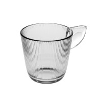 Ceasca cappuccino, sticla, 280ml, "Some Lines" - Borgonovo